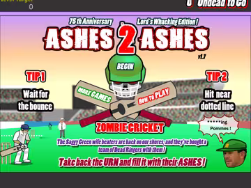 Ashes 2 Ashes: Zombie Cricket cover